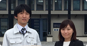 北洲総合研究所塩沼様・建設部大垣様
